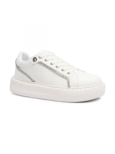 Liu Jo Bőr sneakers tornacipő KYLIE fehér