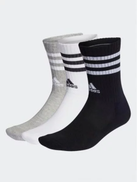 Prugaste čarape Adidas Sportswear bijela