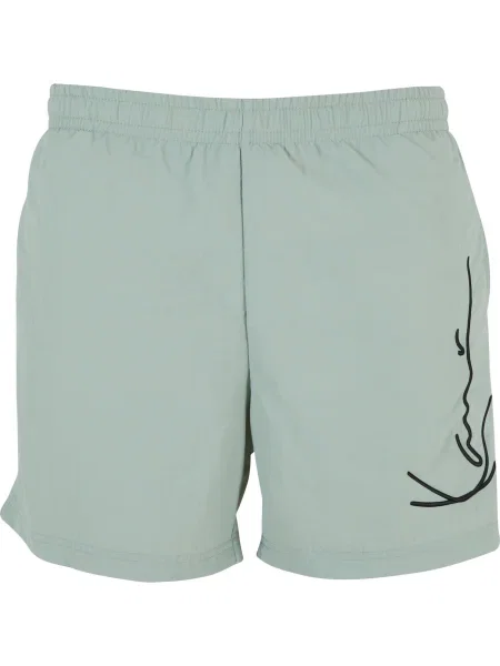 Karl Kani Pantaloni verde mentă negru