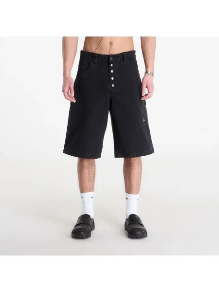 Platno kratke hlače Roa črna