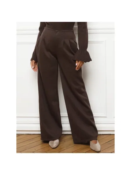 Pantaloni La Modeuse maro
