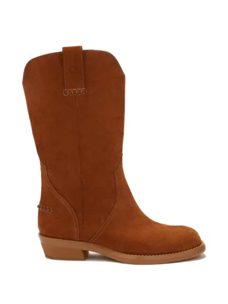 Kaubojske gležnjače Odissì od brušene kože smeđa