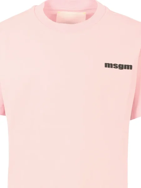 Koszulka dziecięca Msgm różowa
