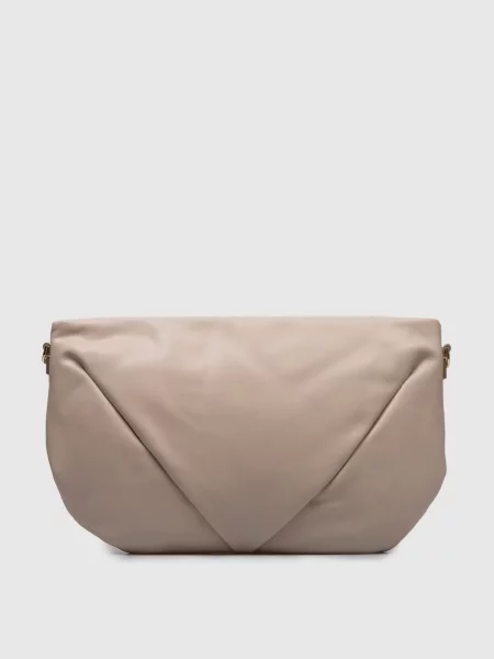 Шкіряна сумка крос-боді Allegra Gianni Chiarini бежева