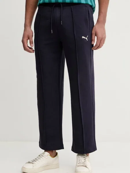 Spodnji del trenirke Puma Class relax modra