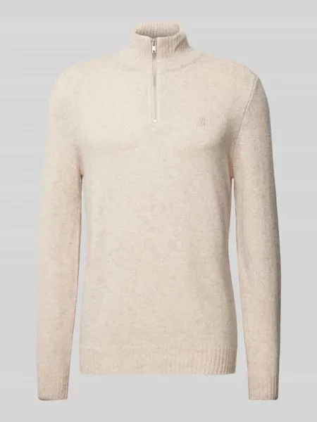 Bluza z kołnierzem z mieszanki wełny Mcneal