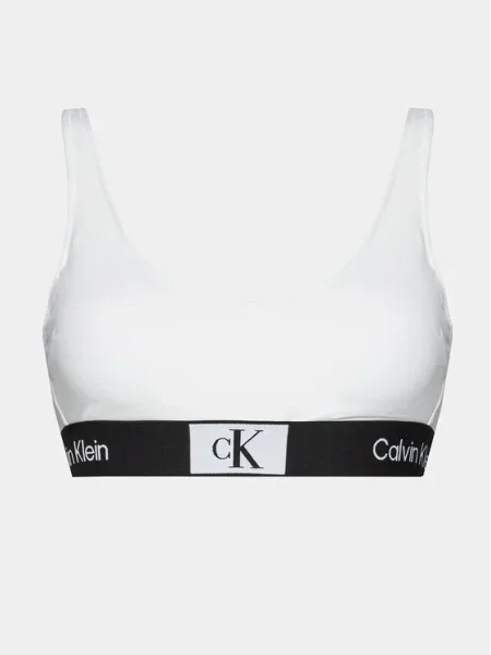 Olcsóbban. Calvin Klein Bralette-Rp fürdőruha felső fehér. Méret: M fehér