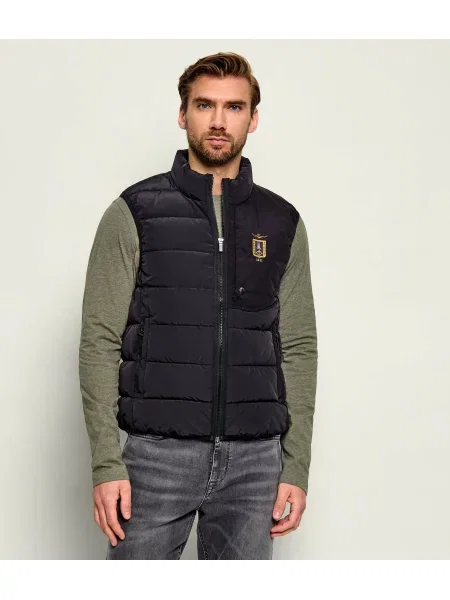 Aeronautica Militare Vestă elegantă negru