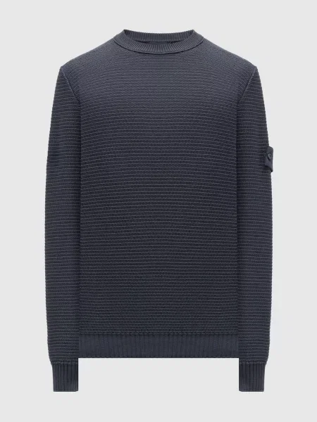 Джемпер з кашеміром Stone Island сірий
