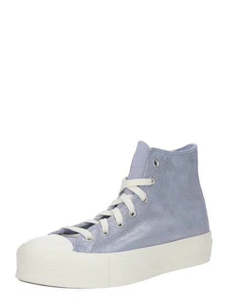 Converse Teniși Chuck Taylor All Star Lift Platform Suede Shimmer Hi violet