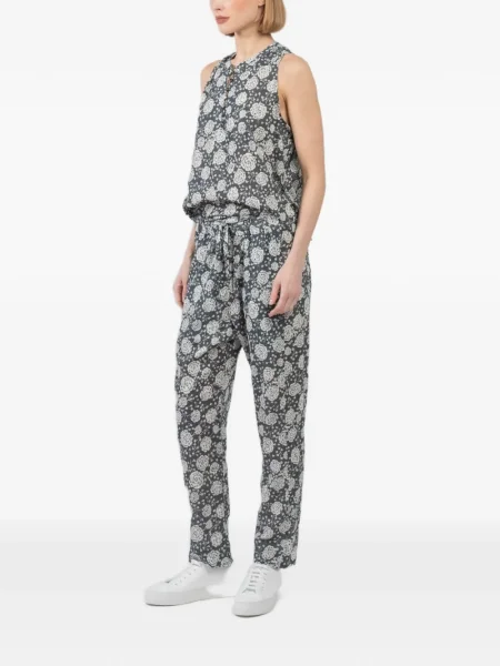 Pantaloni Xirena cu model floral cu imagine gri