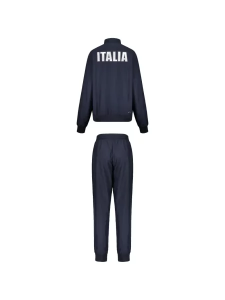 Ριγέ σετ φόρμας Ea7 Emporio Armani μπλε