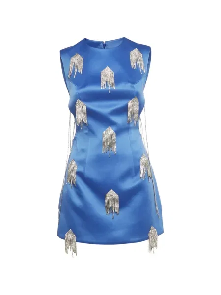 Rochie mini Kourh de cristal de costum albastru