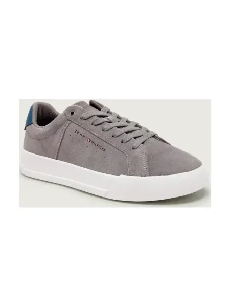 Tommy Hilfiger Sportcipők Th Court Suede szürke