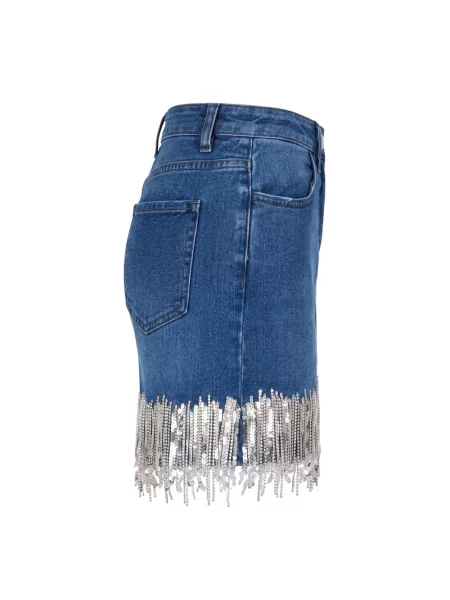 Spódnica mini Trussardi niebieska