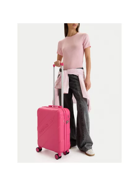 Салонна валіза Reebok рожевий