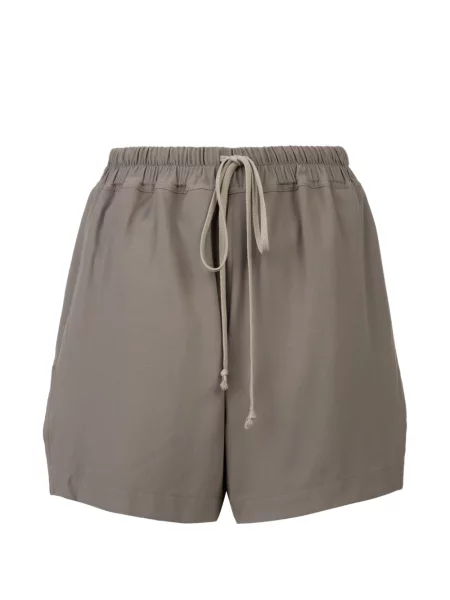 Pantaloni scurți Rick Owens cu cordon gri