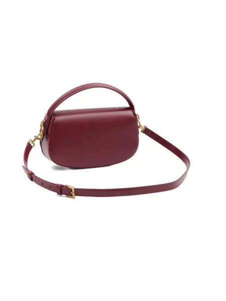 Torebka Saint Laurent skórzana czerwona
