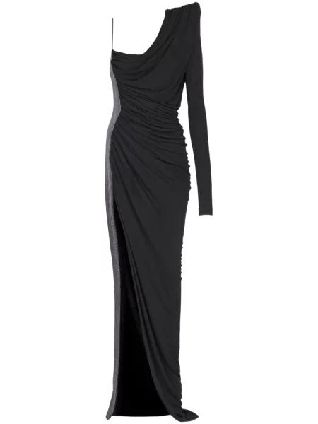 Rochie Balmain cu un umăr gol de costum negru
