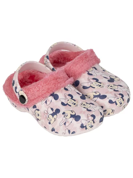 Papuci de casă Minnie din fleece