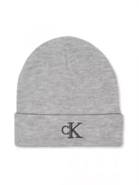 CALVIN KLEIN JEANS Sapka MONOGRAM EMBRO szürke