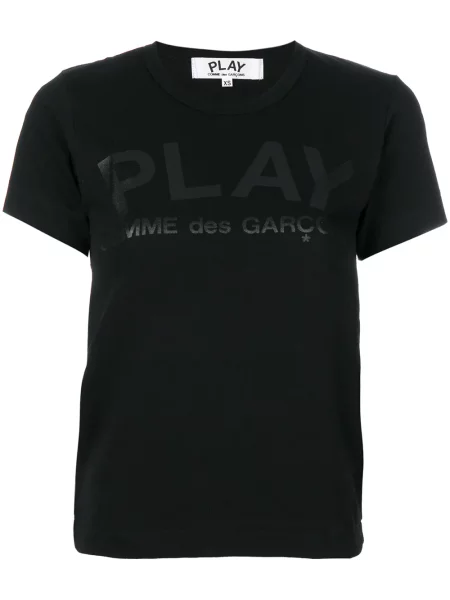 Tricou Comme Des Garcons Play cu imagine negru