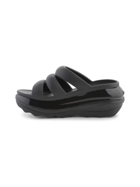 Papuci Crocs cu bretele negru