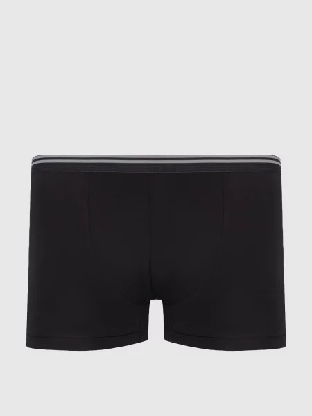 Труси-боксери Pure Comfort з логотипом Zimmerli чорні