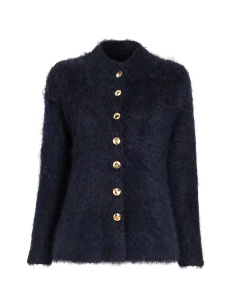 Cardigan Proenza Schouler de mohair albastru
