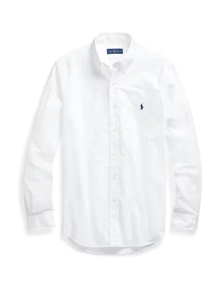 Επίσημο πουκάμισο Polo Ralph Lauren με αυτόγραφο λευκό