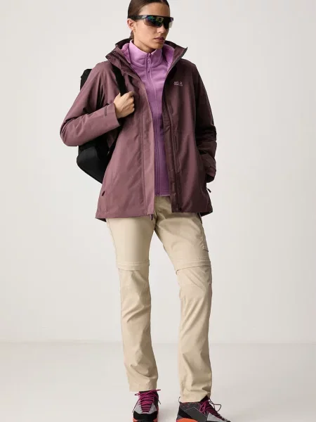 Dzseki Jack Wolfskin lila