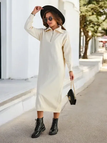 Rochie maxi Resti lungă de costum negru