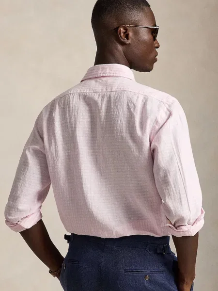 Polo Ralph Lauren srajca z lanom roza