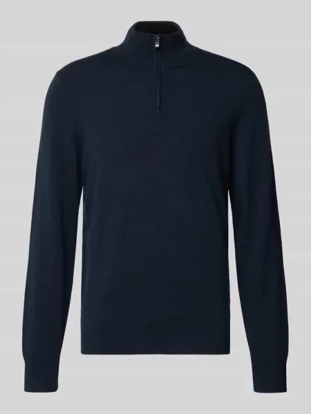 Lekki bluza Boss wełniana granatowa