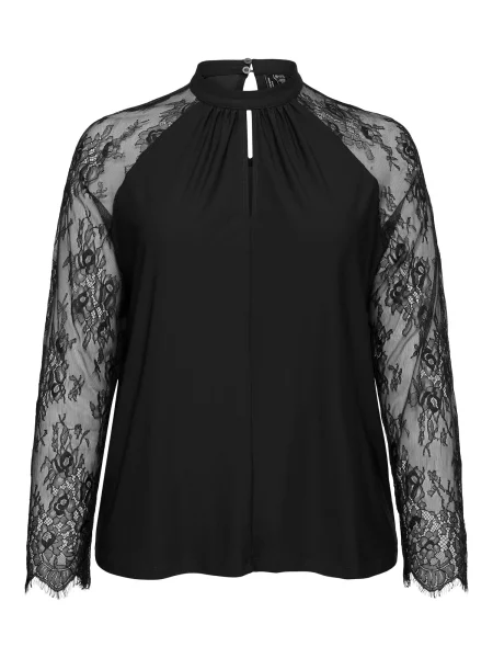 Vero Moda Curve Bluză VMMilla' negru