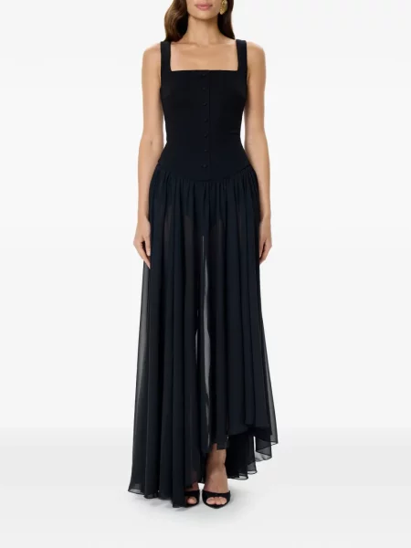 Rochie Post Meridiem asimetrică de costum negru