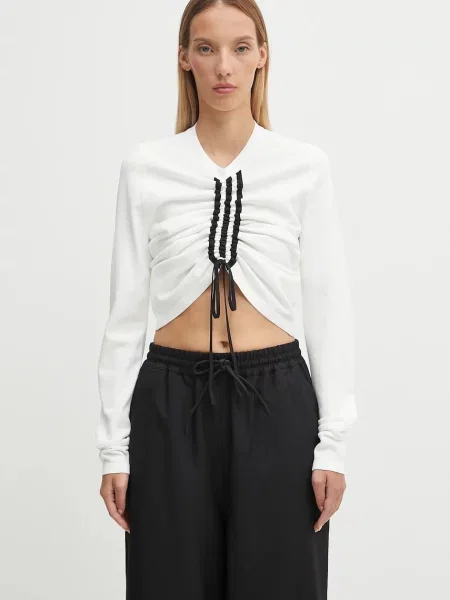 Tricou mânecă lungă Y-3 alb