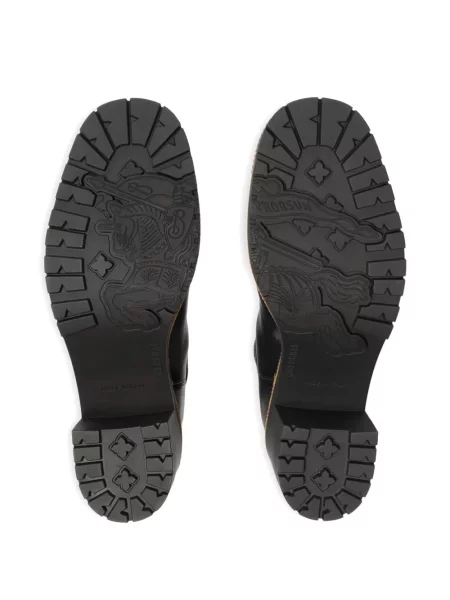 Botine Burberry în carouri negru