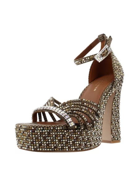 Lodičky Kurt Geiger London na platforme s remienkami