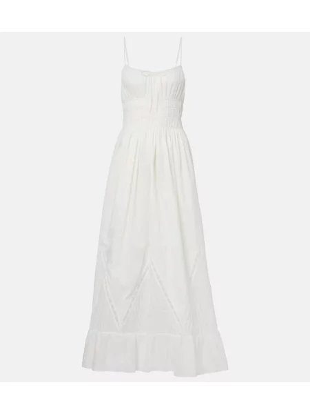 Rochie maxi Faithfull de costum alb