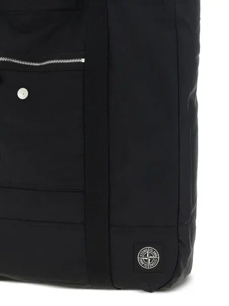 Torba Stone Island z kamieniami czarna