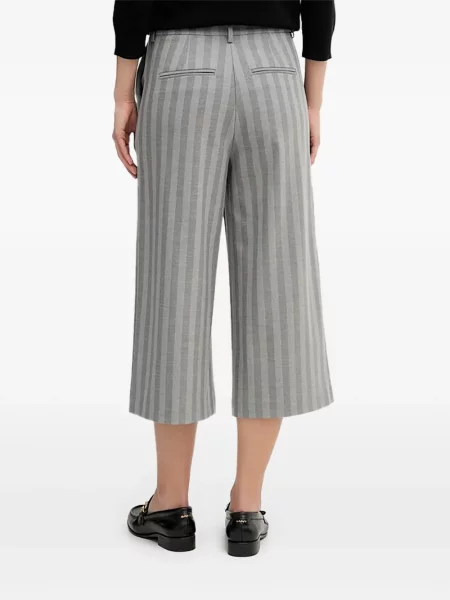 Pantaloni Sisley cu dungi gri