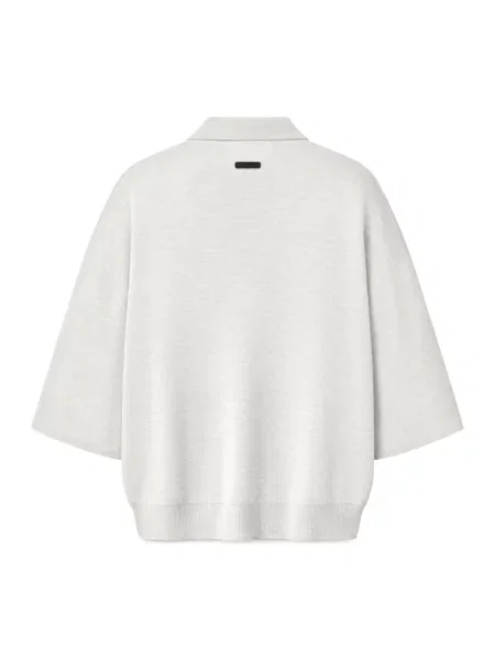Dzianinowa koszulka Fear Of God biała