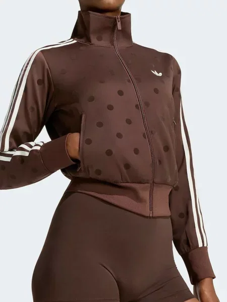 Атласный свитер Adidas Originals в горошек