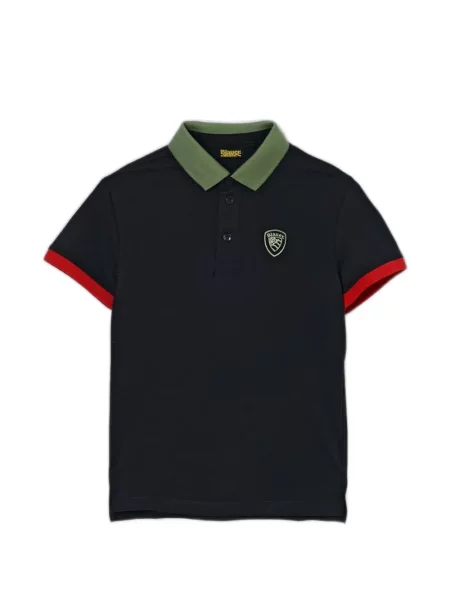 Koszulka polo dziecięca Blauer niebieska