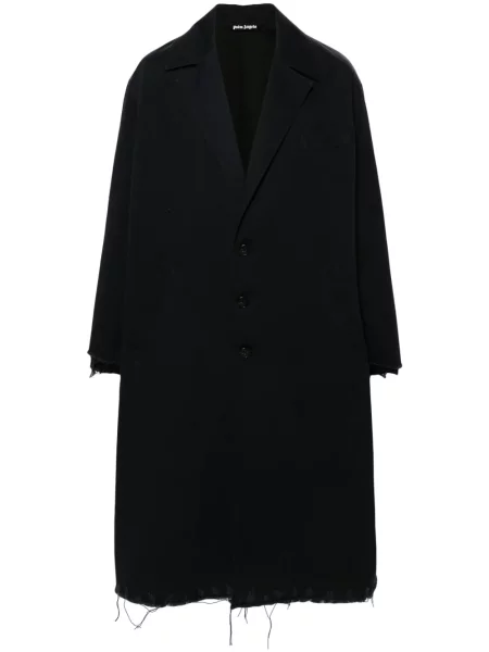 Palton Palm Angels din țesătură twill albastru