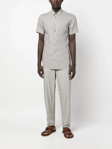 Juosmuo kelnės Giorgio Armani pilka