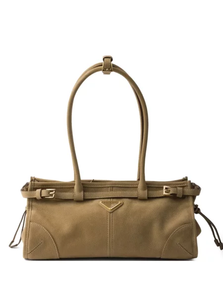 Кожена кожена чанта Prada