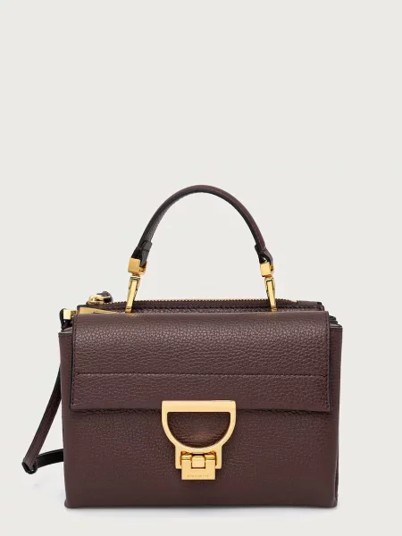 Coccinelle crossbody kabelka dámska kožená fialová