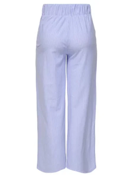 JDY Kalhoty z materiálu Nelli Wide Leg modrá